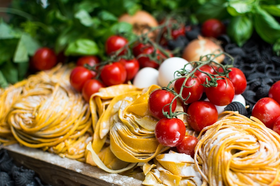 Frische Zutaten und handgemachte Pasta